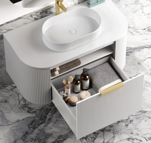 Curved Bathroom Vanity